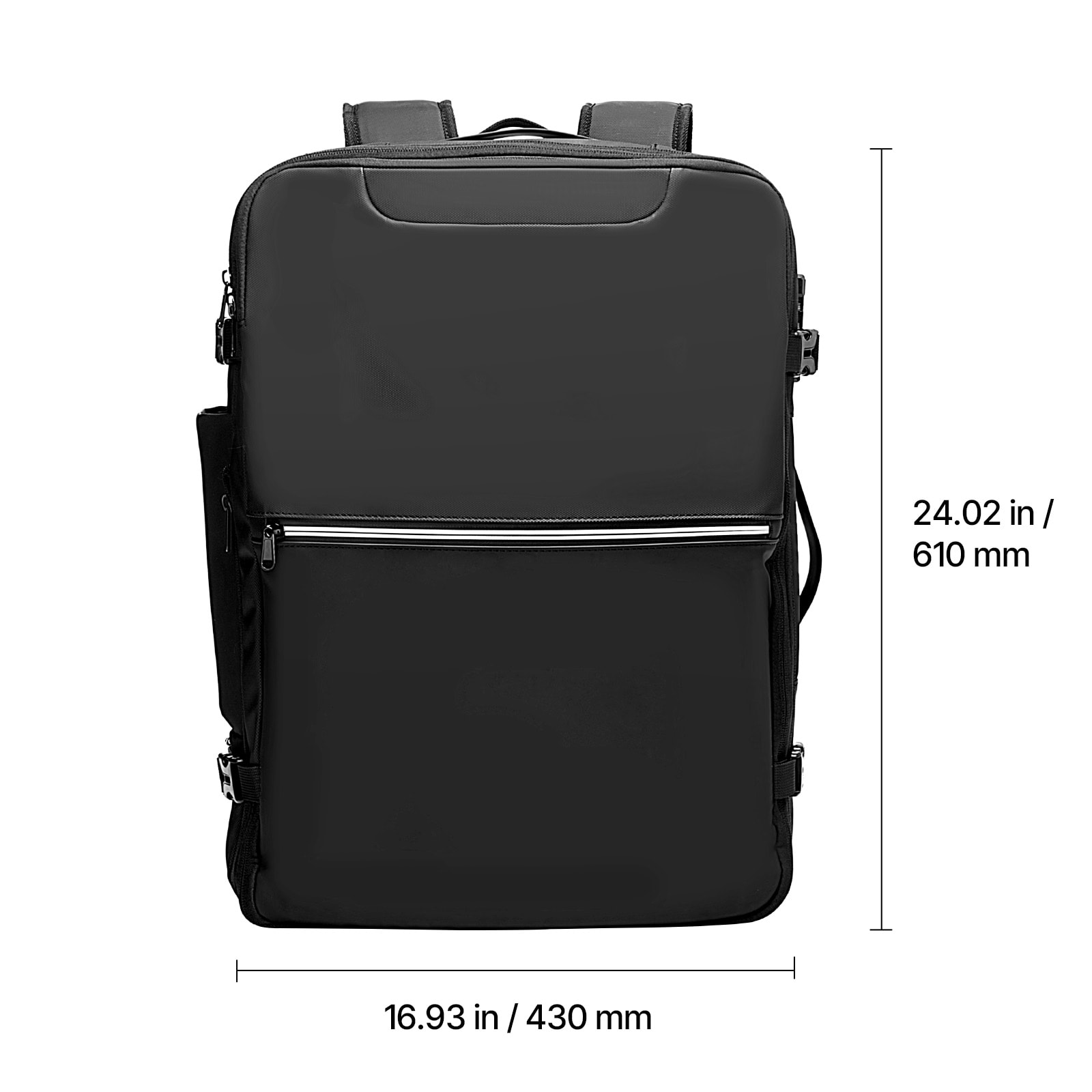 Vacuum Travel Backpack Men's 80l Expandable Luggage With Tsa Lock_voghion.com